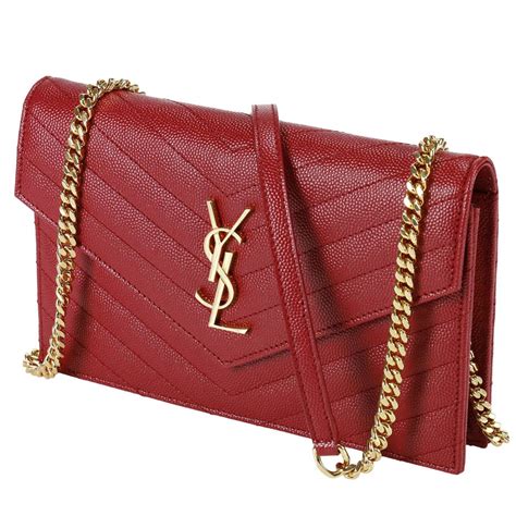 borsa ysl rossa tracolla|Borse Saint Laurent donna .